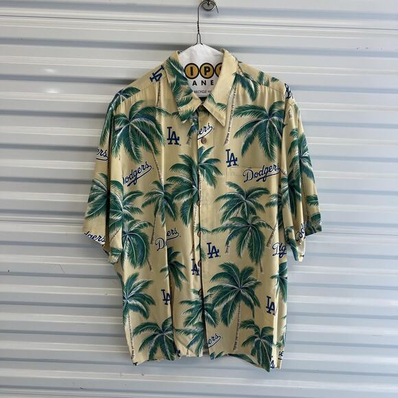 Los Angeles Dodgers Rehn Spooner Shirt Mens MLB Baseball Hawaiian Button XL - Picture 5 of 14